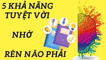 5 khả năng tuyệt vời nhờ rèn não phải